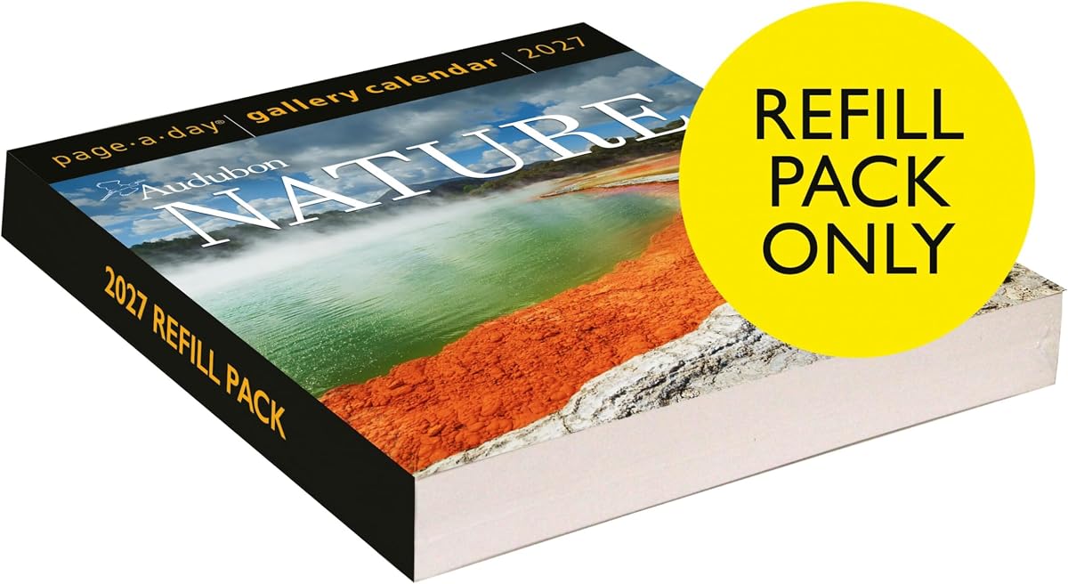 Audubon Nature Page-A-Day® Gallery Calendar Refill Pack 2027
