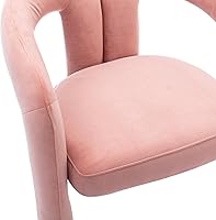 Vista 20 de SZLIZCCC Juego de 2 sillas de comedor modernas, sillas de sala de estar, sillón de tela, silla tapizada para sala de estar, cocina, oficina