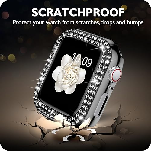 Vista 11 de DABAOZA Compatible con Apple Watch Bumper de 1.812 pulgadas, funda brillante para iWatch Series 11, 10, 9, 8, 7, 6, SE, 5, 4, 3, 2, 1 Ultra 3, 2, 1