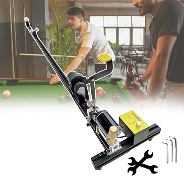 Snooker Cue Repair Kit,Billiard Cue Maintenance Set,with 3pcs Allen Wrenches & 2pcs Flat Wrenches,for Billiard Cue Tip Clamp Repairing/Change Copper Hoop/Club Straightening