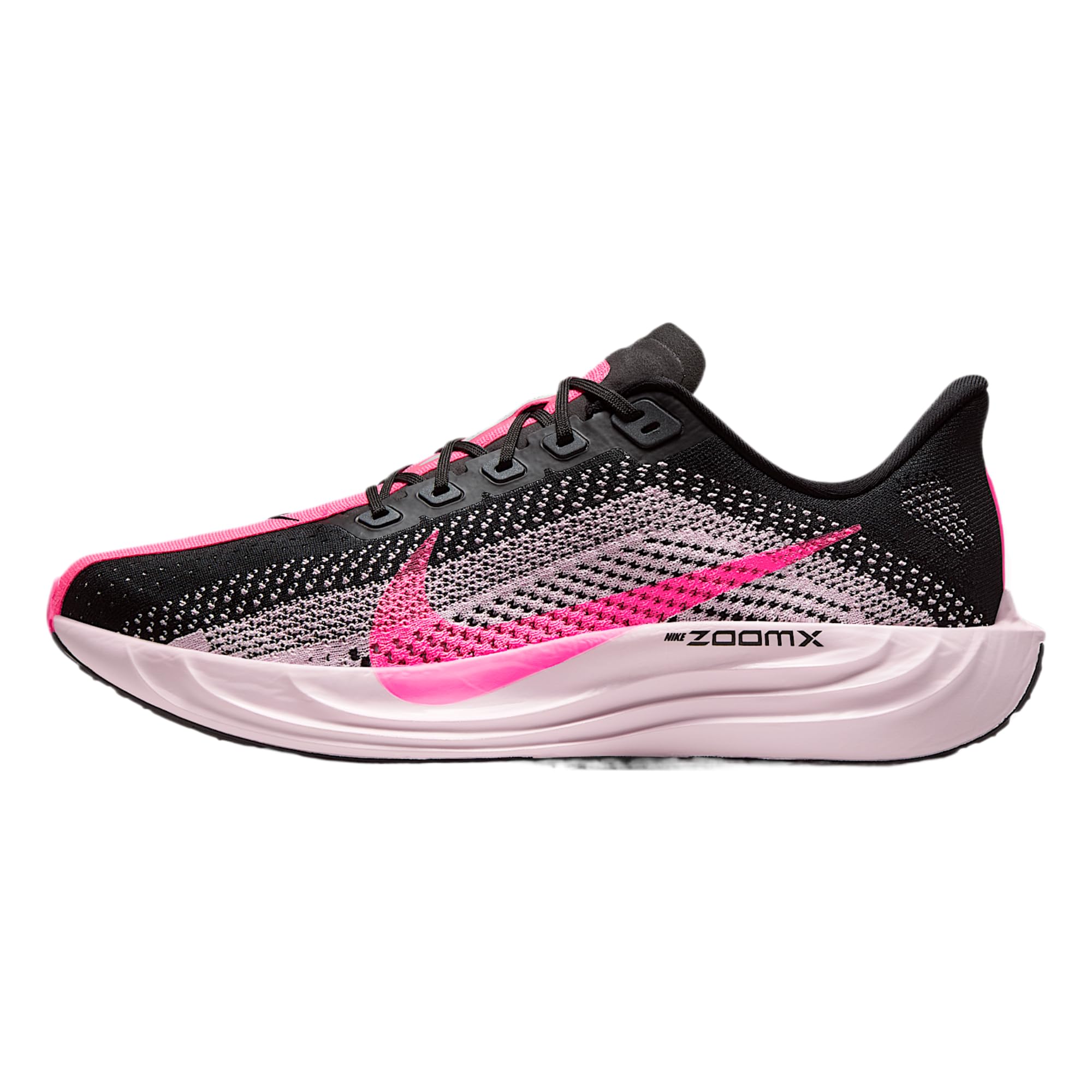 Pegasus Plus Men's Road Running Shoes (Black/Pink Foam/Hyper Pink)