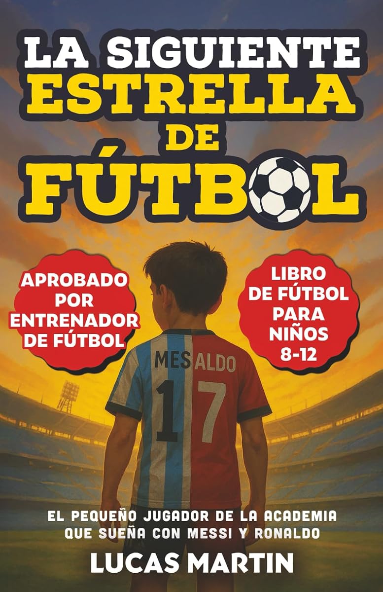La Siguiente Estrella del Fútbol: El Pequeño Futbolista Que Sueña Con Ser Como Messi y Ronaldo: Libros de Fútbol Para Niños 8-12 (Spanish Edition)