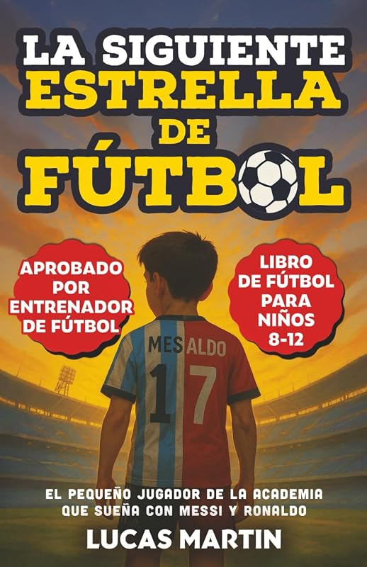 La Siguiente Estrella del Fútbol: El Pequeño Futbolista Que Sueña Con Ser Como Messi y Ronaldo: Libros de Fútbol Para Niños 8-12 (Spanish Edition)