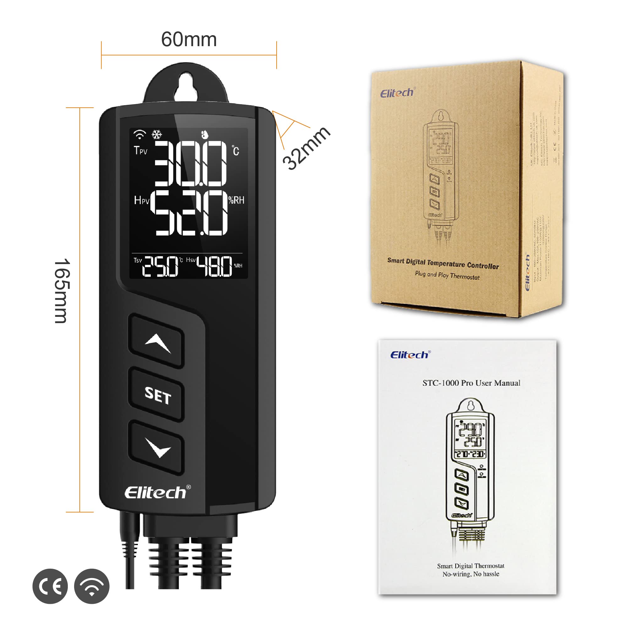 Elitech STC-1000PROTH Humdity and Temperature Controller EU - Image 4