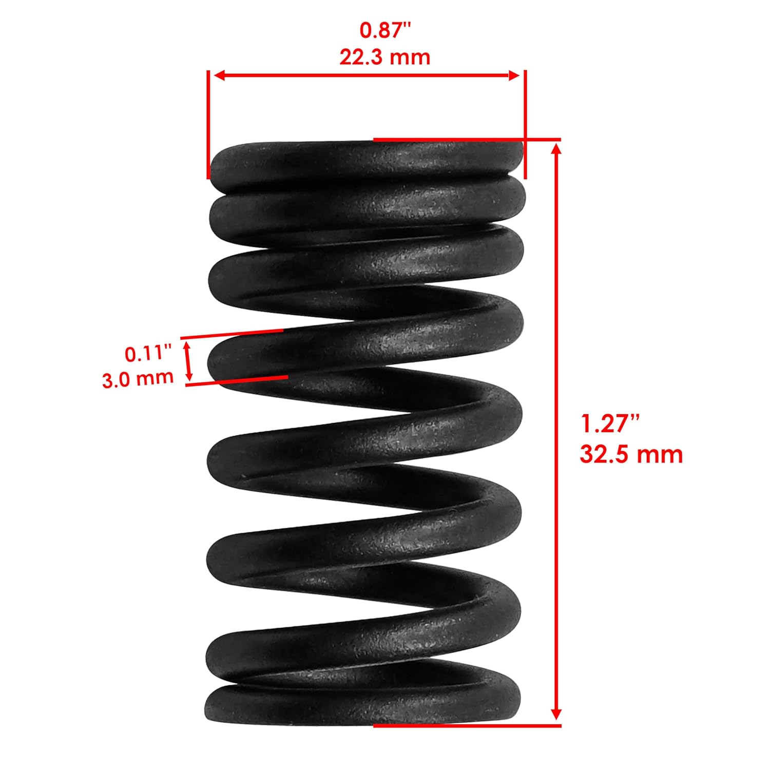 Caltric Cylinder Head Intake Exhaust Valve Gasket Kit Compatible with Suzuki RM-Z250 RMZ250 2010-2015