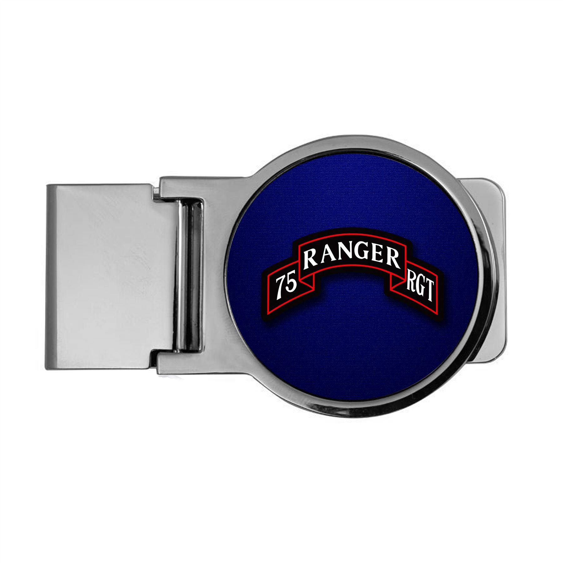 ExpressItBest Premium Money Clip - US Army 75th Ranger Regiment (Airborne), Shldr Sleeve