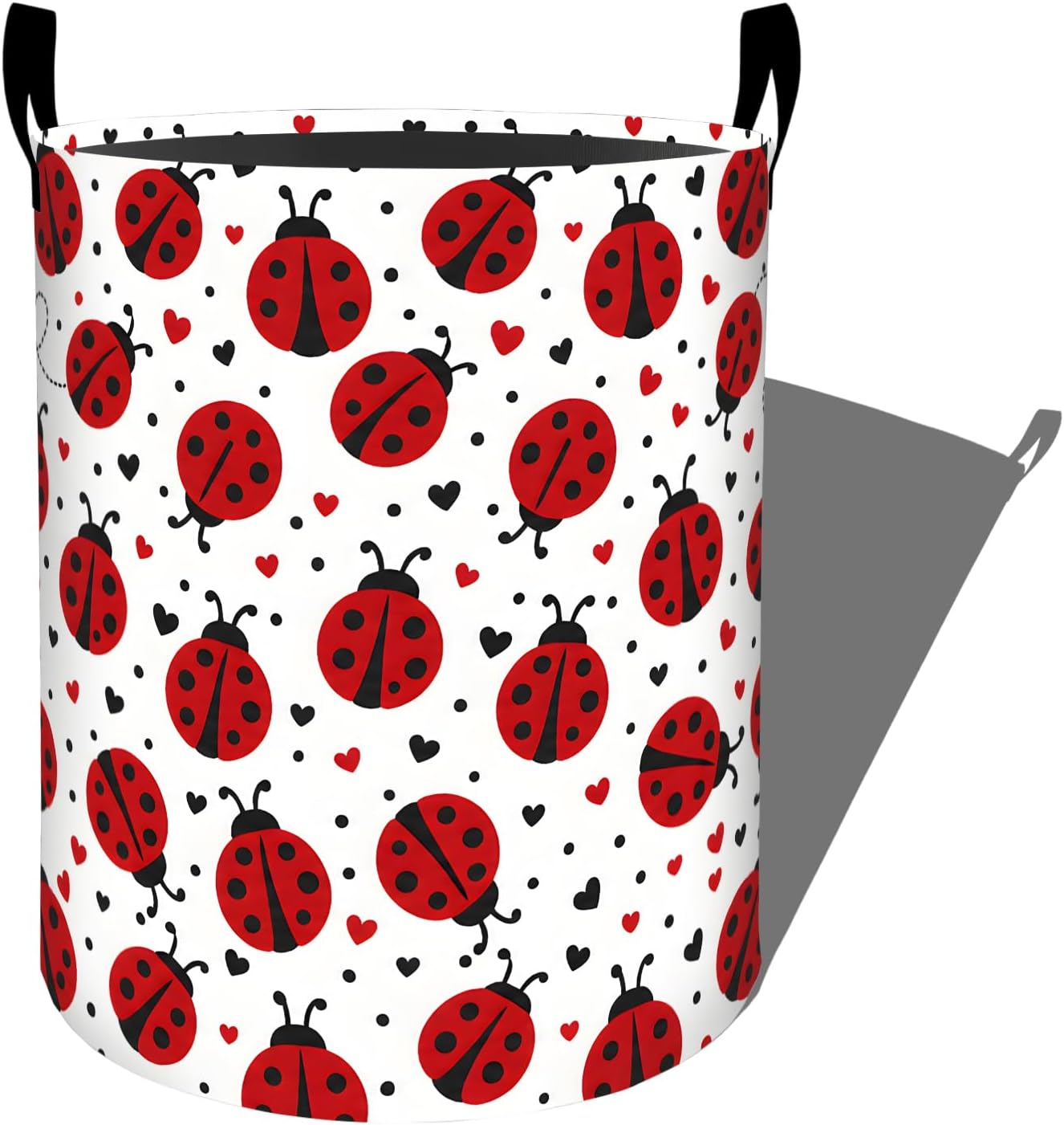 Cherry Blossom Mountain Laundry Basket, Dorm Foldable Asian Ink Laundry Hamper Organizer for Bathroom Decor Bedroom, Clothes Floral Storage Box Gifts for Women Girls 19.7x15.7 Inch