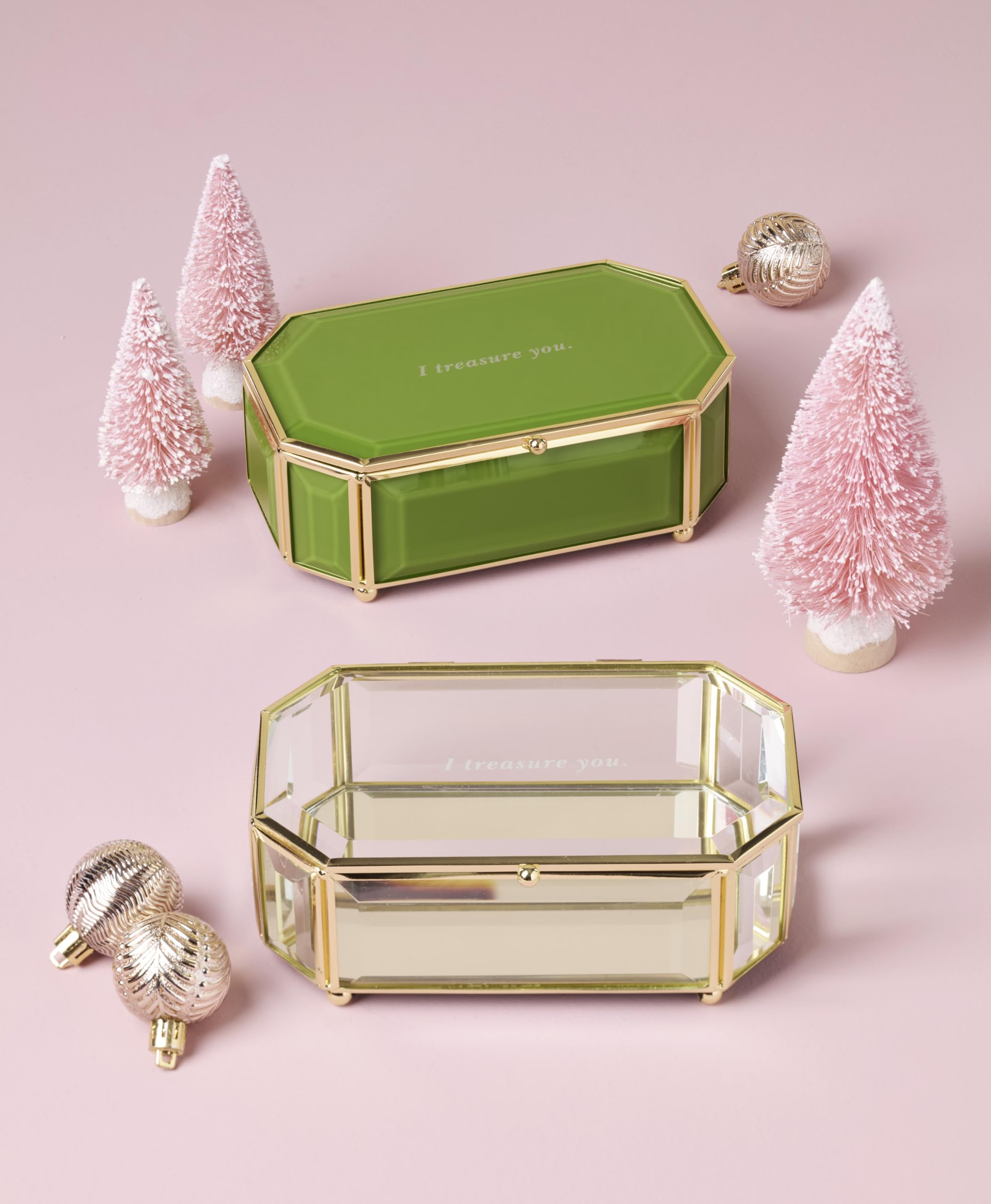 Amazon.com: kate spade new york I Treasure You Clear Glass Jewelry