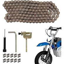 MX350#25 126 Links Chain & Chain Breaker Bundle for | MX350/MX400/SX350/ZR350 Electric Dirt Bike