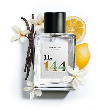 n,144 Brightside Eau De Parfum Citrus, Vanilla | Sophisticated, Warm Fragrance for Any Occasion | Long-lasting Unisex Perfume for Women & Men 100ml