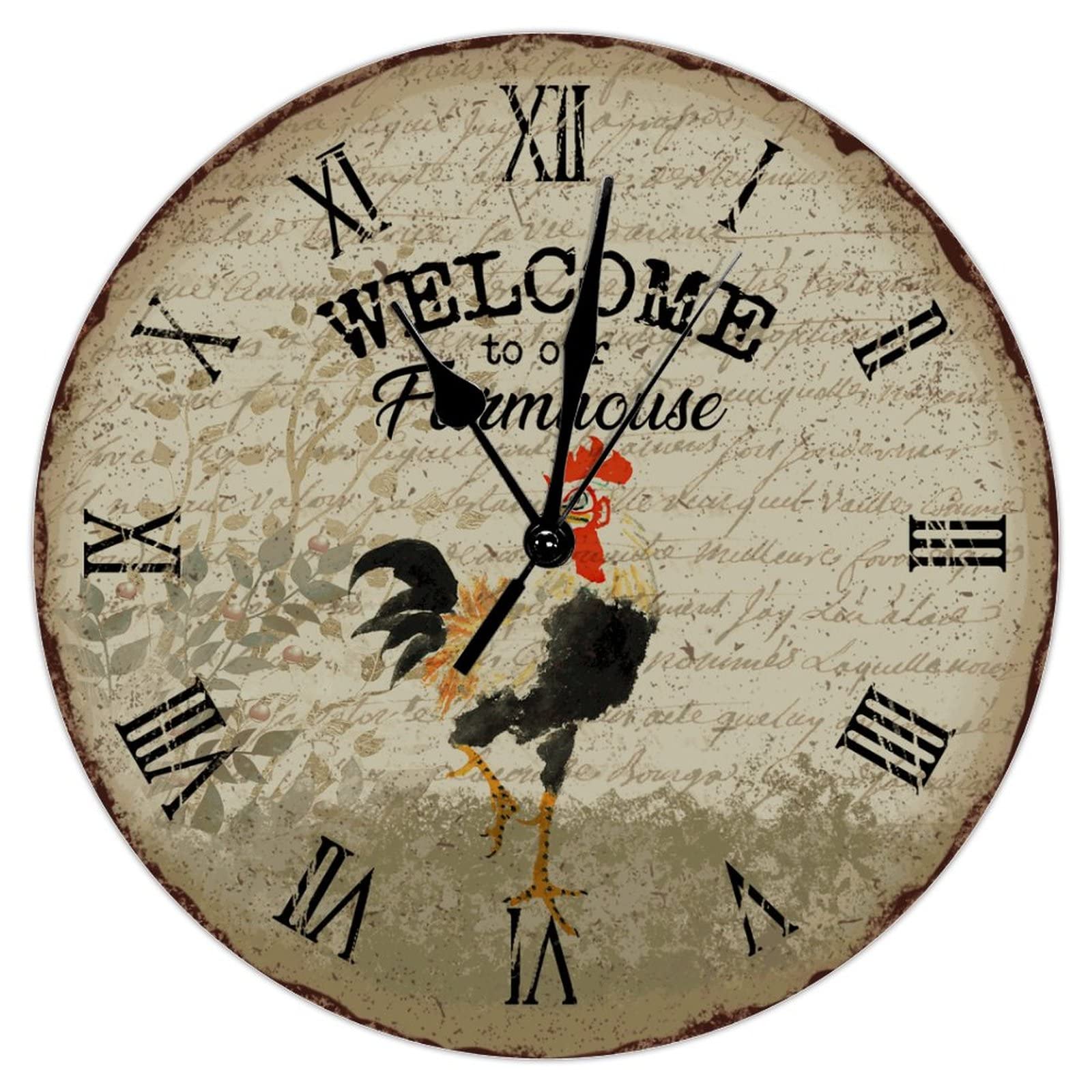Horloge murale sans fil de 38,1 cm pour rompre la monotonie des murs blancs