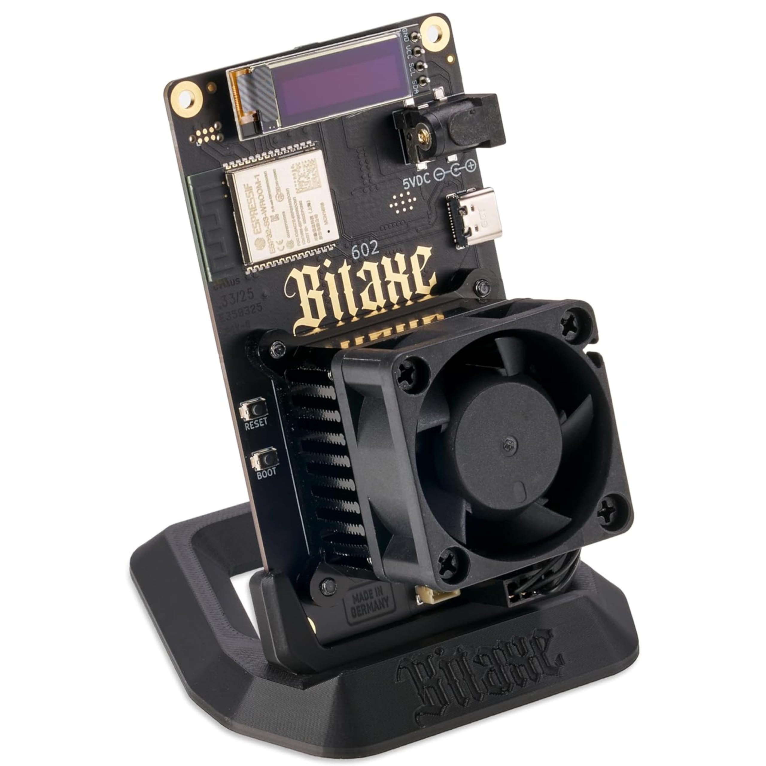 602 Gamma Bitcoin Miner - Premium Plug-and-Play Home Miner | Made in Germany | 1,3 TH/s | wraz z zasilaczem i uchwytem (standard)