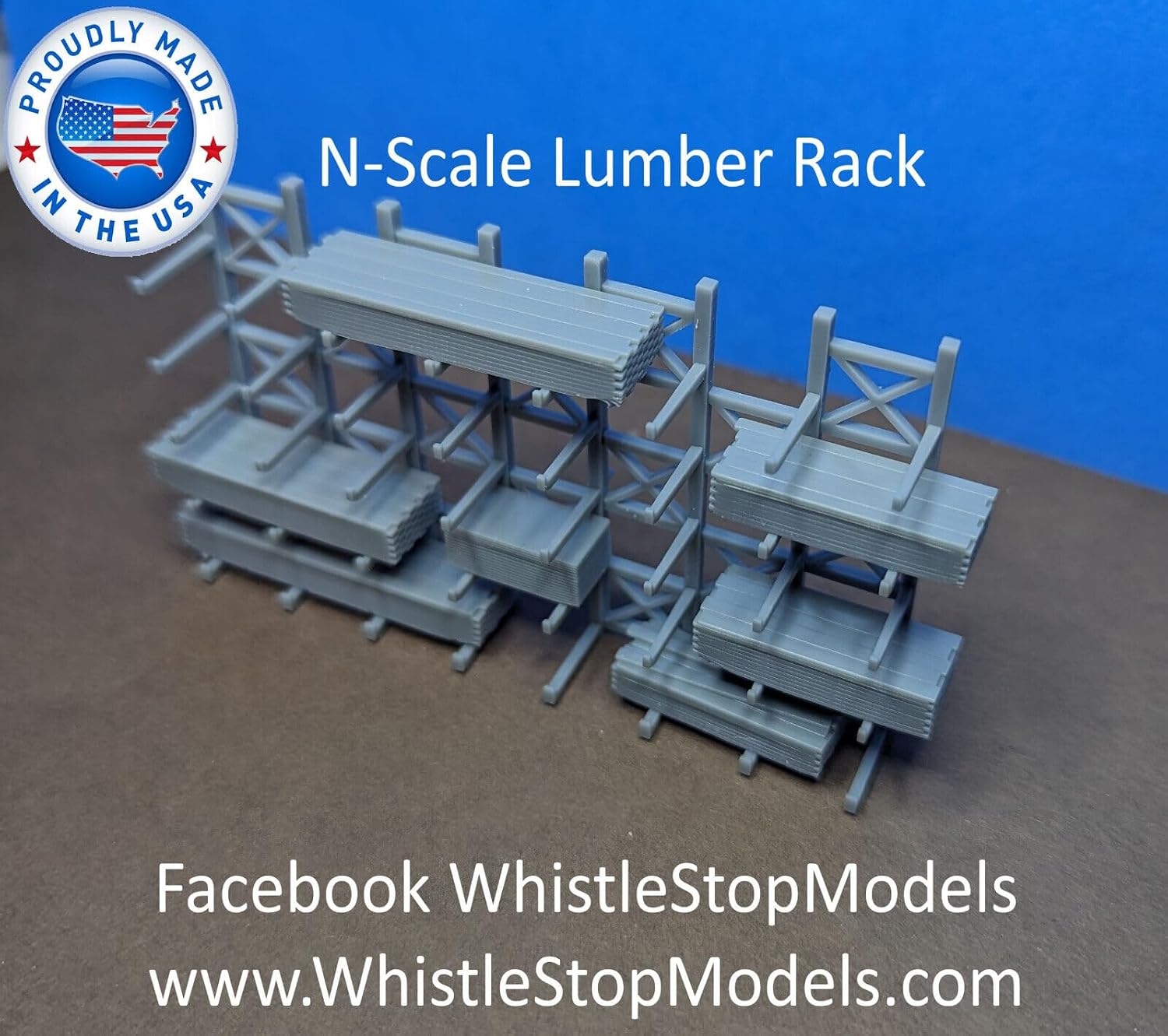 N-Scale Modern Lumber Rack N6510