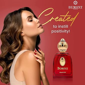 Dumont BOROUJ GRAVITY - 85ml - Unisex Perfume for Men & Women - Agarwood, Vanilla, Woody & Musk Fragrance - Long Lasting Cologne Mist & Body Spray - for Him & Her