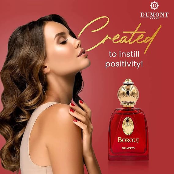 Dumont BOROUJ GRAVITY - 85ml - Unisex Perfume for Men & Women - Agarwood, Vanilla, Woody & Musk Fragrance - Long Lasting Cologne Mist & Body Spray - for Him & Her