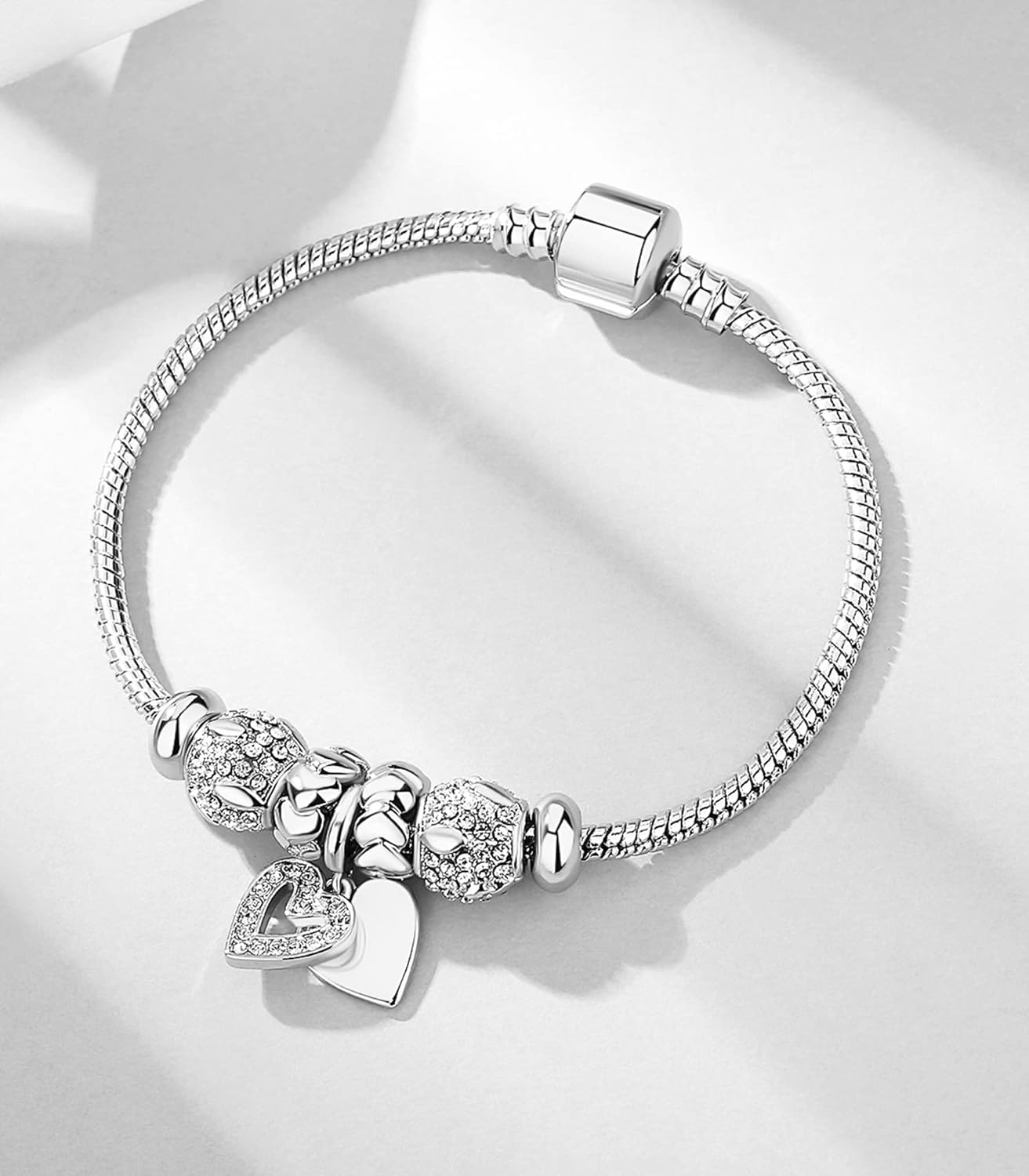 14K Gold Plated Charm Bracelet for Women, Women's Charm Symbol Bracelets, Gifts for Mother's Day, Mom, Her, Wife - Image 5