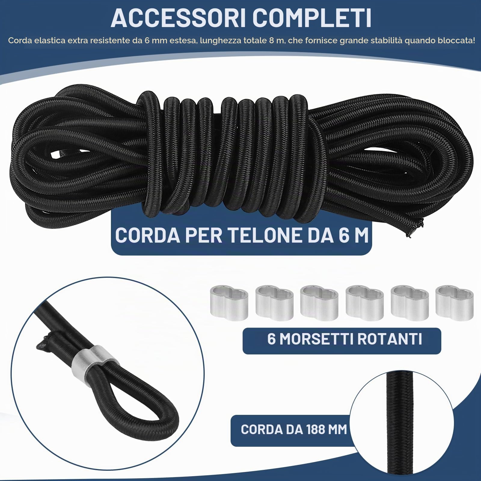 DBREAKS Telo per Rimorchio Auto 140 * 115 * 8cm, Telone Piatto, con 6m Corda per Telone, Bordo Rinforzato e Copri Rimorchio in Materiale PVC, per vari modelli di rimorchi per auto da 350kg/750kg