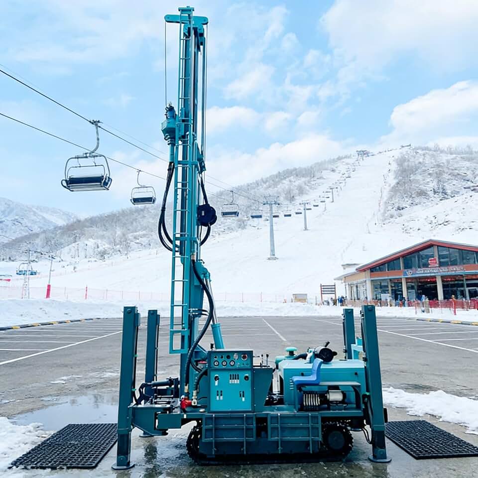 Water-Air Borehole Drilling Rig with High Torque | Great for Deep Water Wells, Irrigation Systems, and Rocky Terrain Penetration