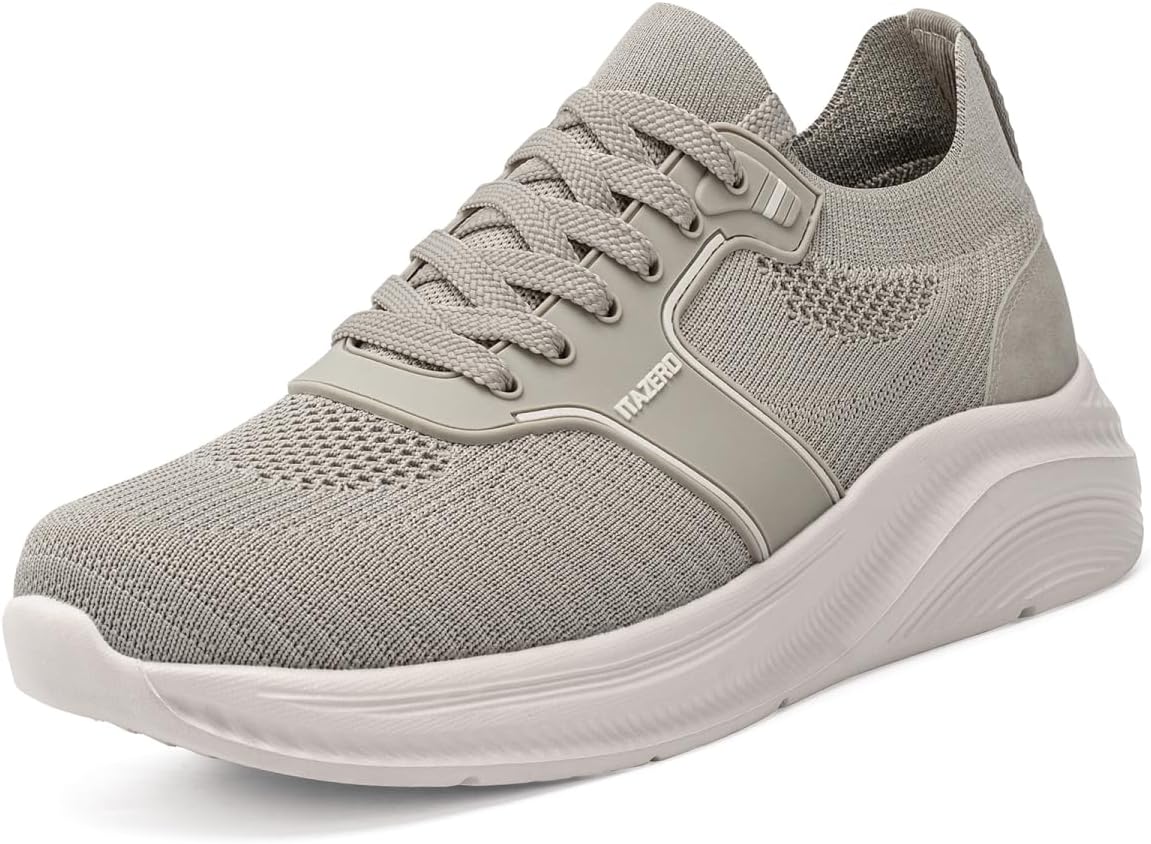 1TAZERO Men's Extra Wide Slip-On Shoes Loafers Orthopedic Diabetic Shoes for Swollen Feet Comfortable Walking with Arch Support for Plantar Fasciitis