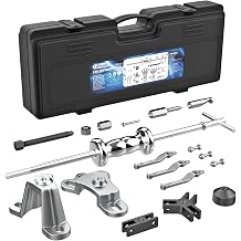 CARVALAX 9-Way Slide Hammer Puller Set | Auto Repair Kit for Hub, Bearing, Gear & Axle Extractor, Dent Removal, Heavy Duty 20-Piece w/Case
