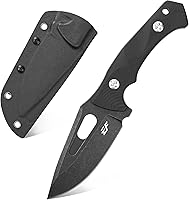 Vista 10 de Eafengrow EF122 Cuchillo de hoja fija D2 con hoja de acero, mango G10, cuchillos de bolsillo, cuchillo fijo, supervivencia, herramientas