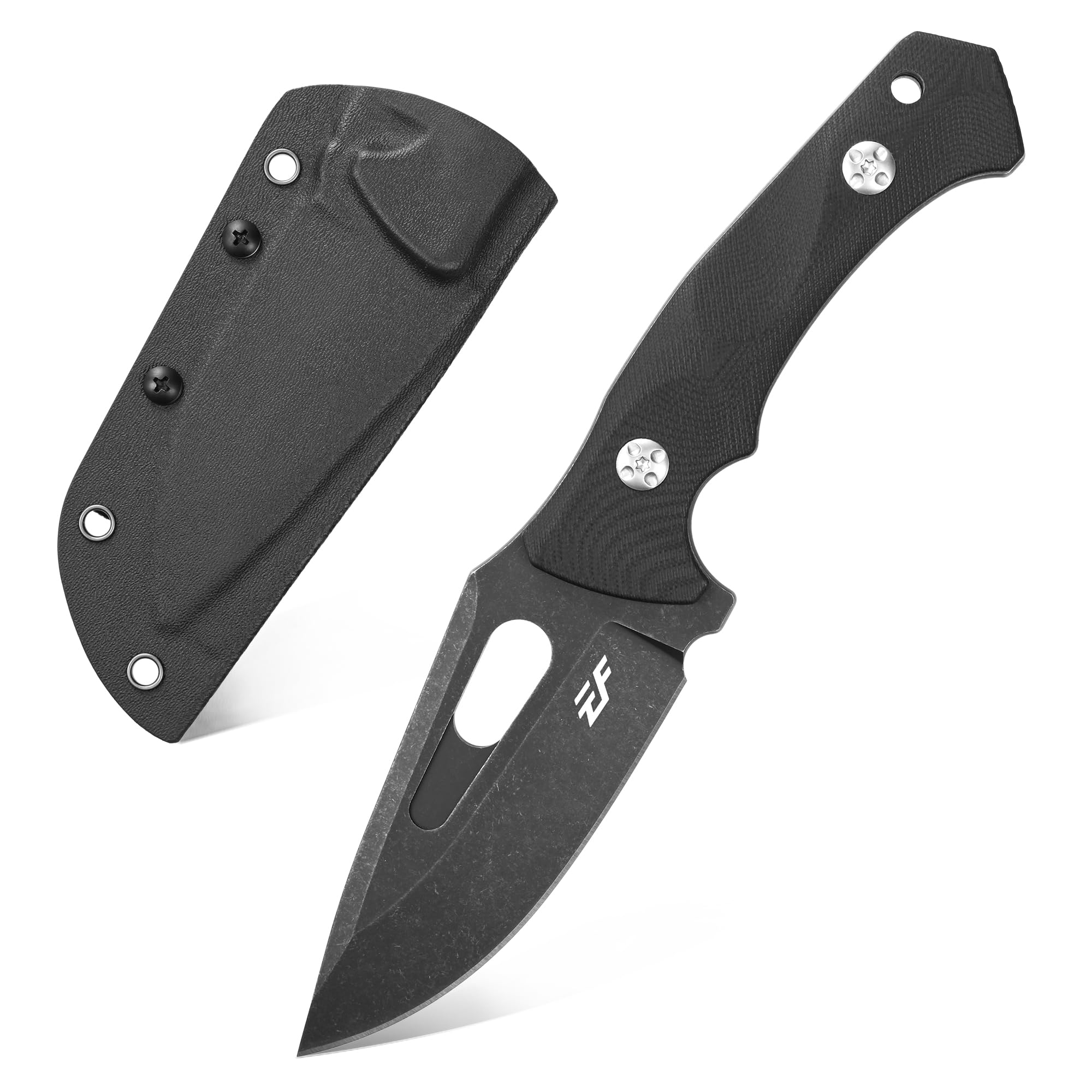 Amazon.com : Eafengrow EF109 Fixed Blade Knife D2 Steel Blade G10