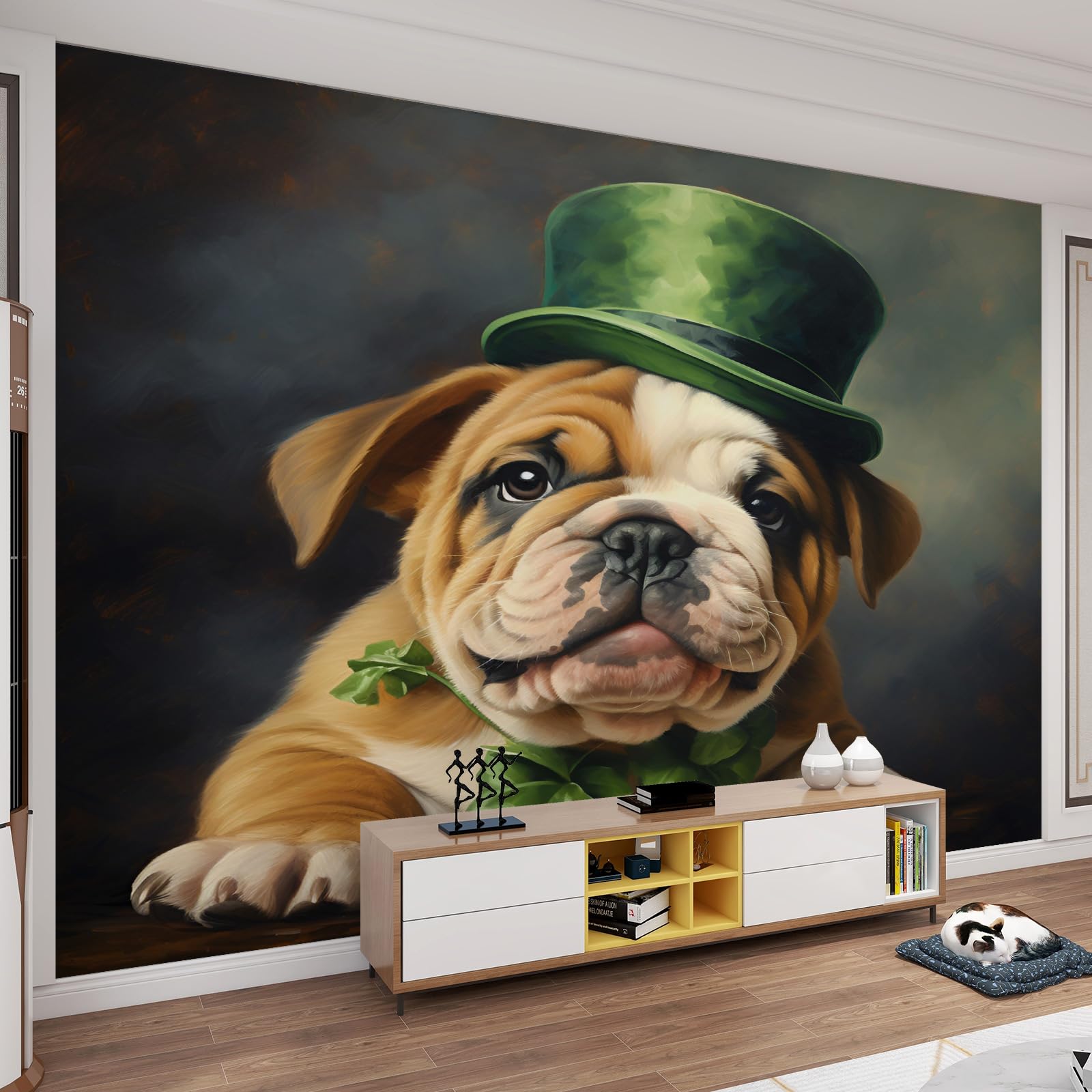Papier peint animaux 3D moderne pour chambre enfant et salle de bain