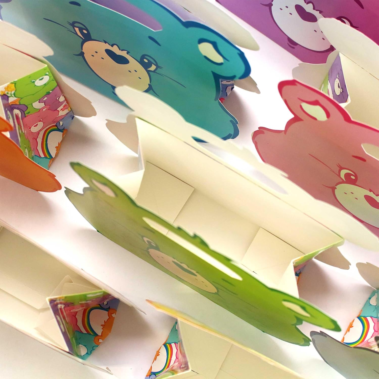 Care Bears Themed Party Favor Boxes (Set of 8)- Perfect for Birthdays, Baby Showers, Kids' Parties - Gift Boxes, Goody Bags, Treat Containers with Handles - Image 5