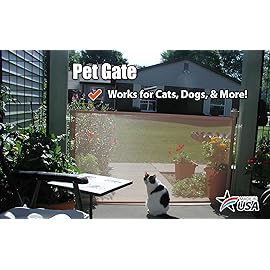 Retract-A-Gate 72 Caf: The Original and only Made in USA Retractable Baby, Dog, & Cat Gate