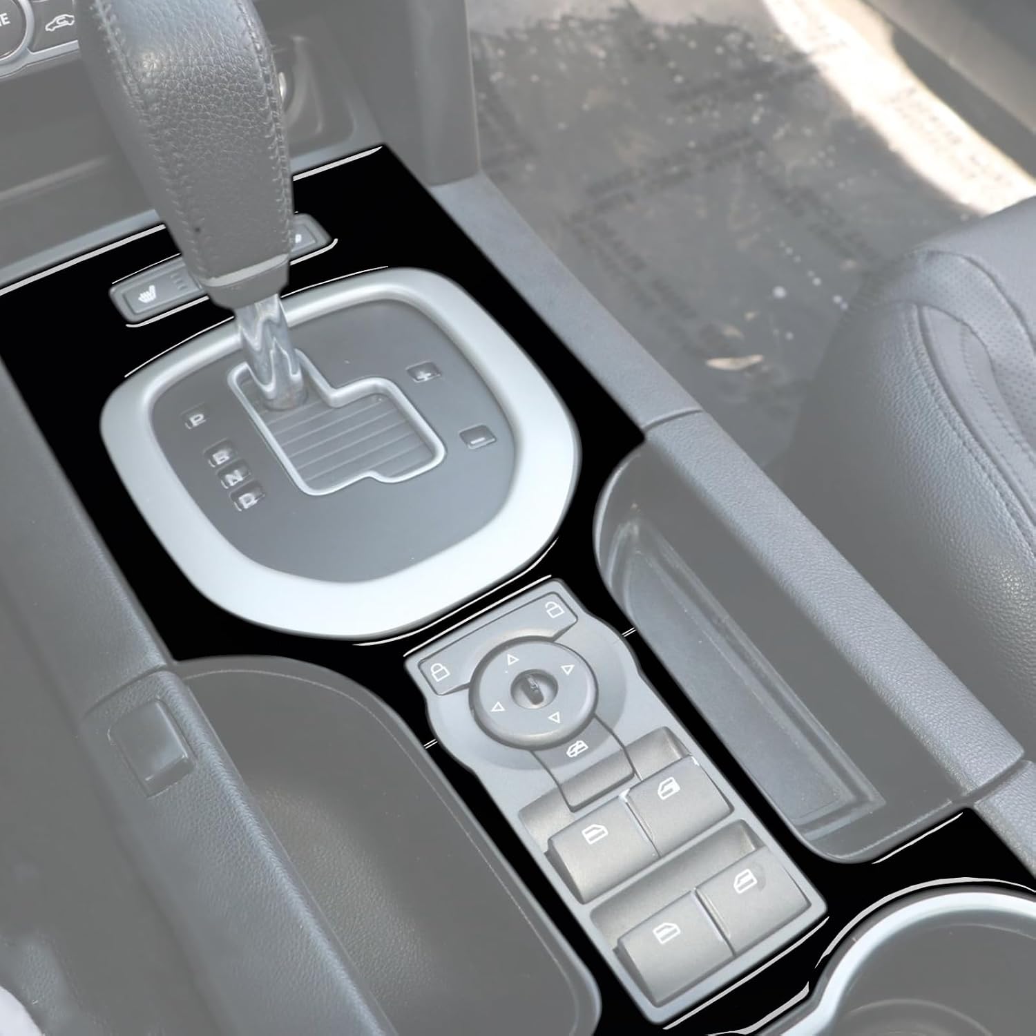 Soft Glossy Piano Black Auto Garnish Gear Shift Button Frame Water Cup Holder Cover Interior Self Adhesive Trim Sticker Compatible with Pontiac G8 2008 2009/Holden Commodore 2006-2012 3pcs