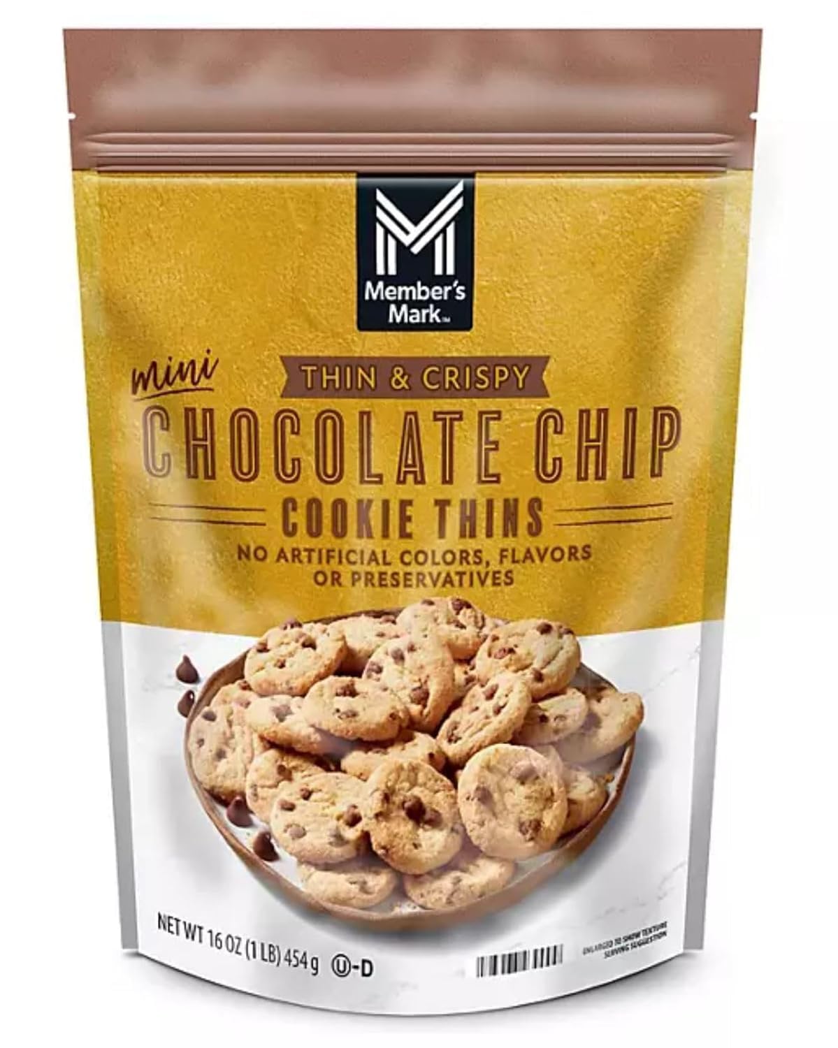 Chocolate Chip Cookie Thins, 16 oz. Grocery & Gourmet Food