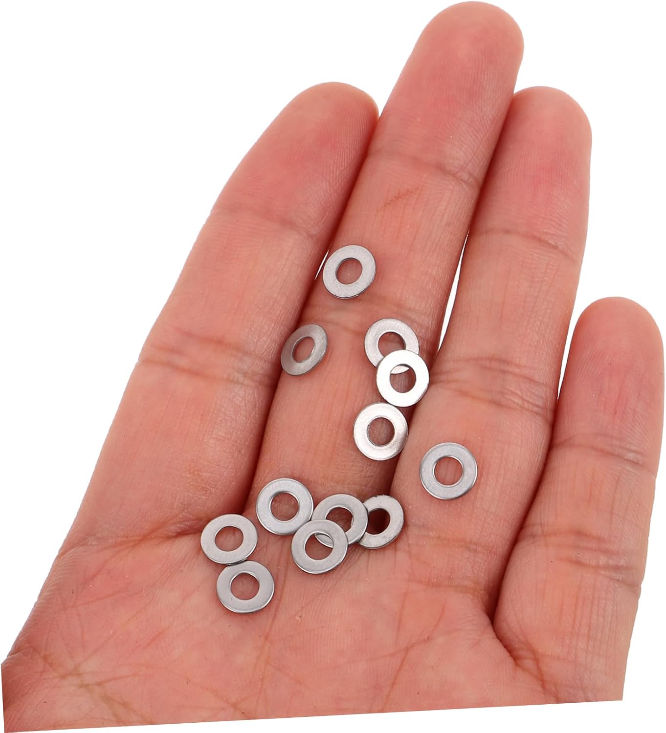10pcs Rivet Spacers for Handmade Folding Fan Repair Silver Fasteners Inner for Secure Spacing and Performance