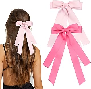 Bow Hair Clips 2PCS Set for Women and Girls