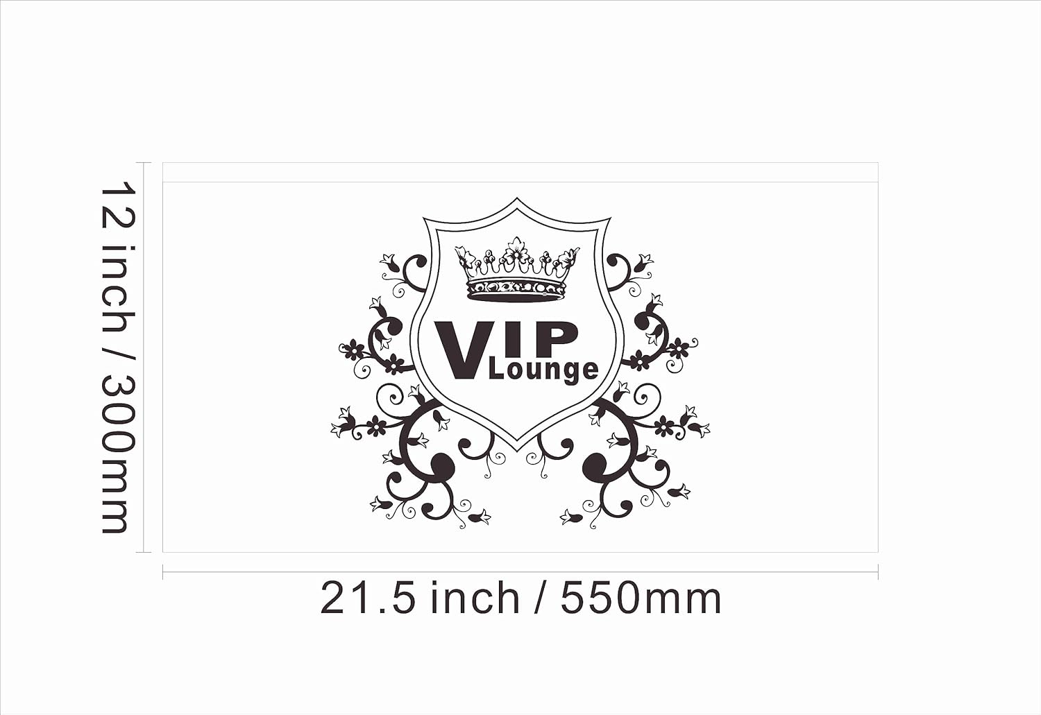 170175 VIP Lounge Club Bar Pub Open Display LED Light Neon Sign (21.5" X 12", Yellow)