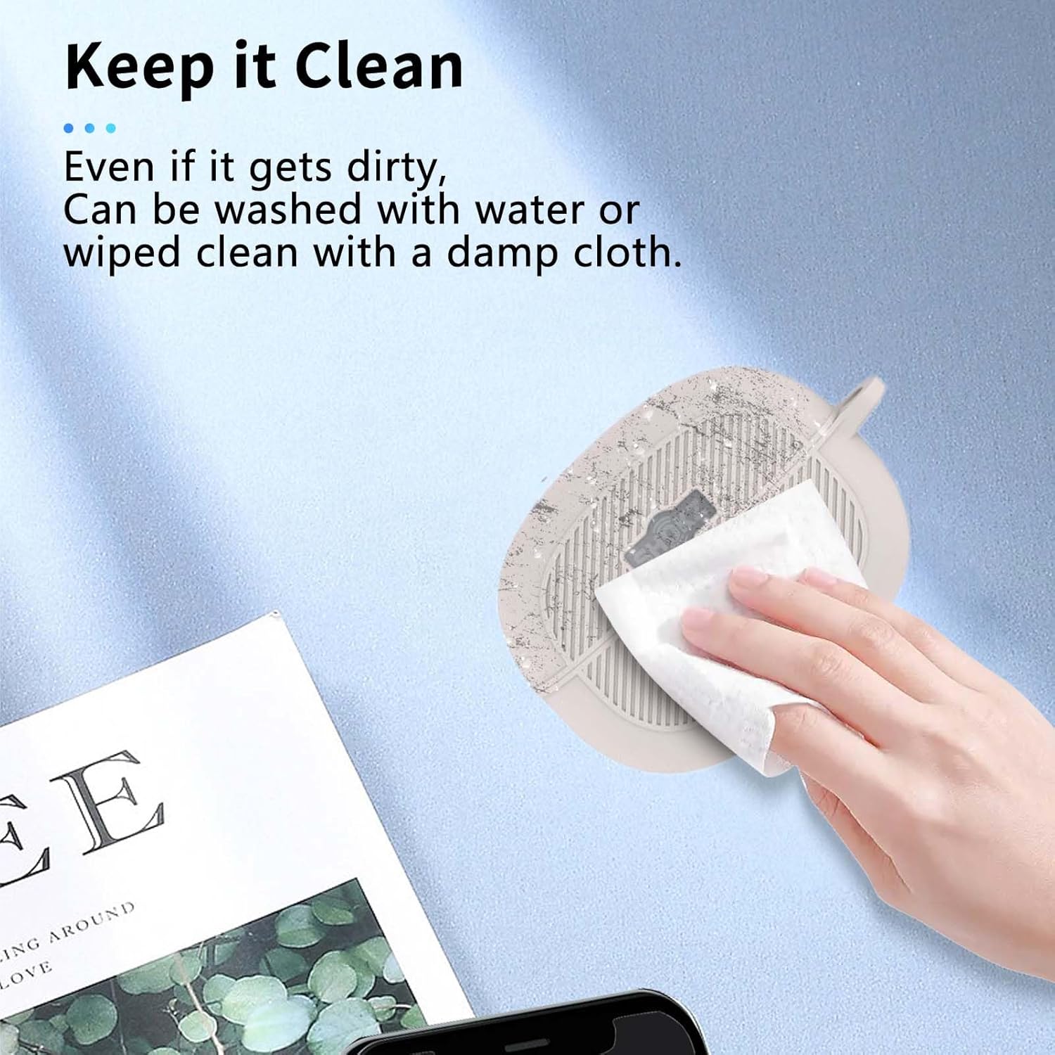 for SHOKZ OpenDots One Case Cover, Earphone Protective Cover(with Carabiner + Lanyard + Cleaning Pen) Drop-Proof,Shock-Proof,Dust-Proof,Protective Case for SHOKZ E310(Off-White) - Image 6