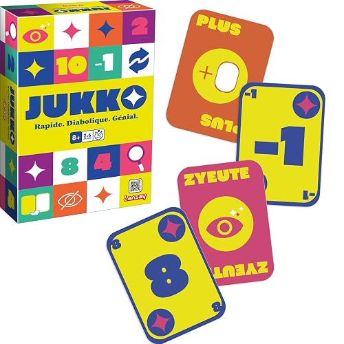 Lansay - Jukko Juego de Cartas - Farol y Memoria en Familia - Desde 8 Años