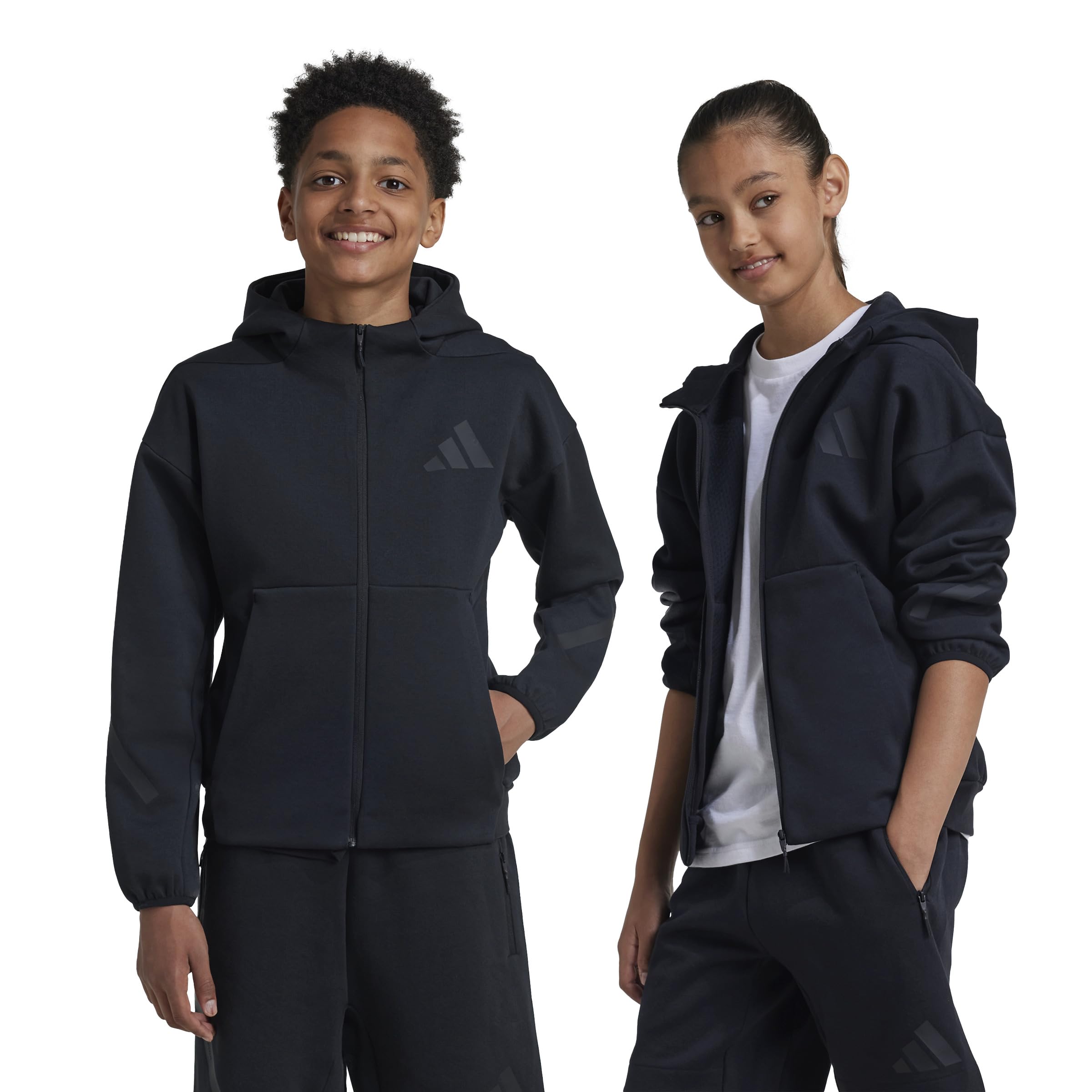 adidas Z.N.E. - Felpa con cappuccio e zip intera unisex