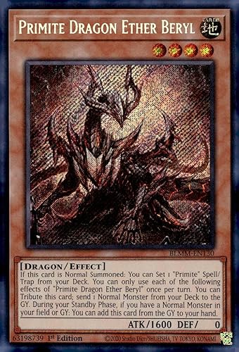 Primite Dragon Ether Beryl - BLMM-EN130 - Secret Rare - 1st Edition