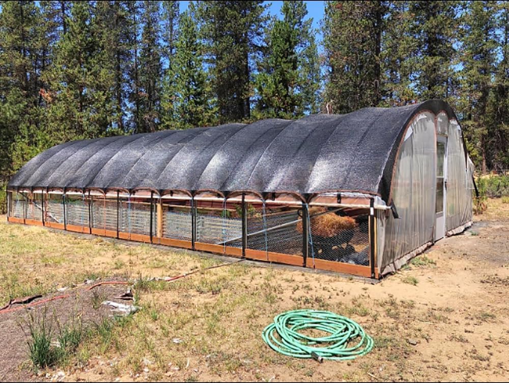 Outdoor Shade Cloth 90% Sunblock Shade Mesh Tarp with Grommets for Garden Greenhouse Pergola Patio Plants Chicken Coop Porch Dog Kennel Cover 10 x 20