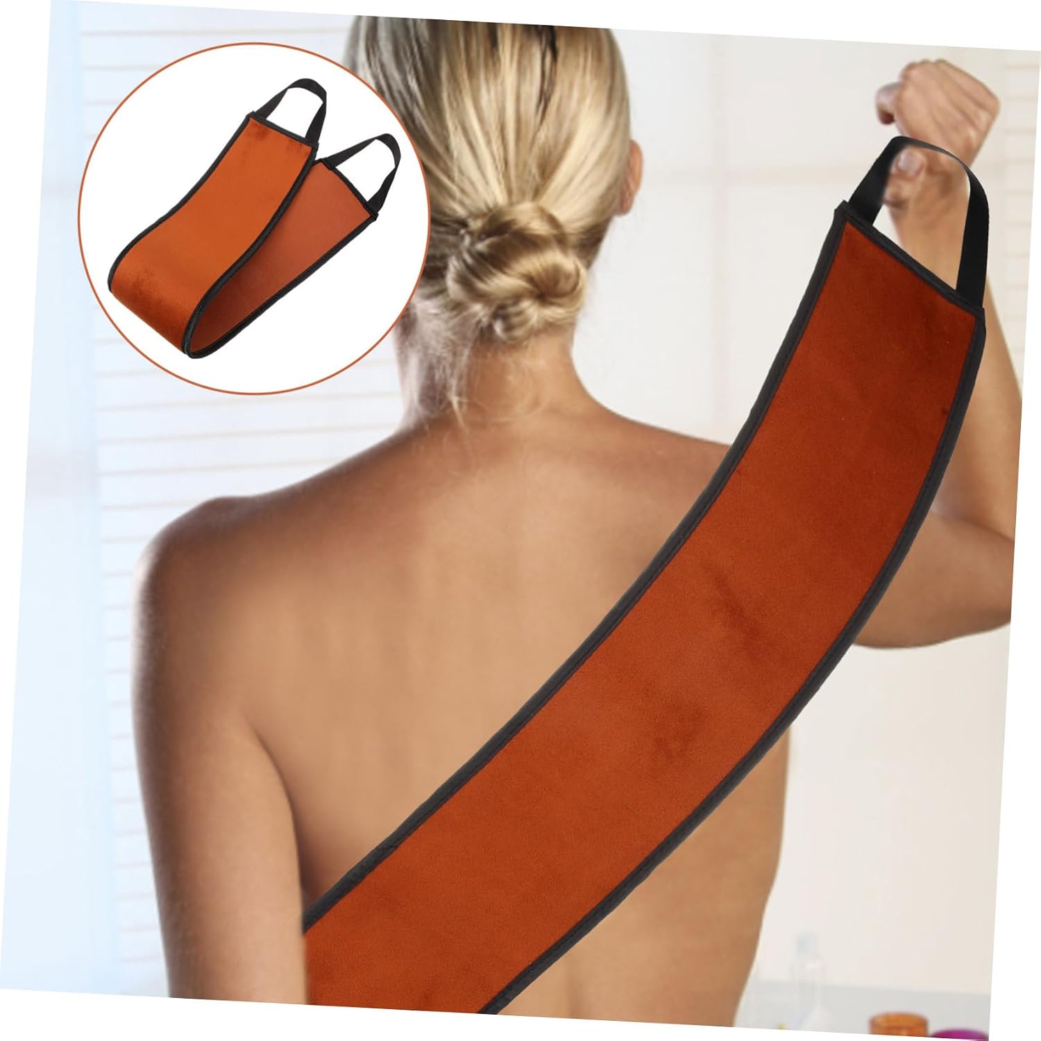 VICASKY 2pcs Supple Strip Tanning Applicator Long Exfoliator for Massage Tool Lotion Applicator