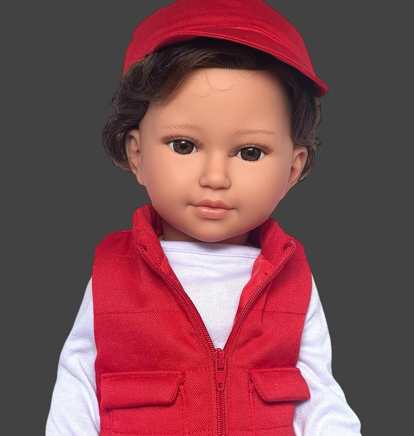 Kennedy and Friends Complete Outfits for 18 Inch Fashion Girl Dolls- 18 Inch Doll Clothes That Fits All 18 Inch Dolls (Red Set for Boys)