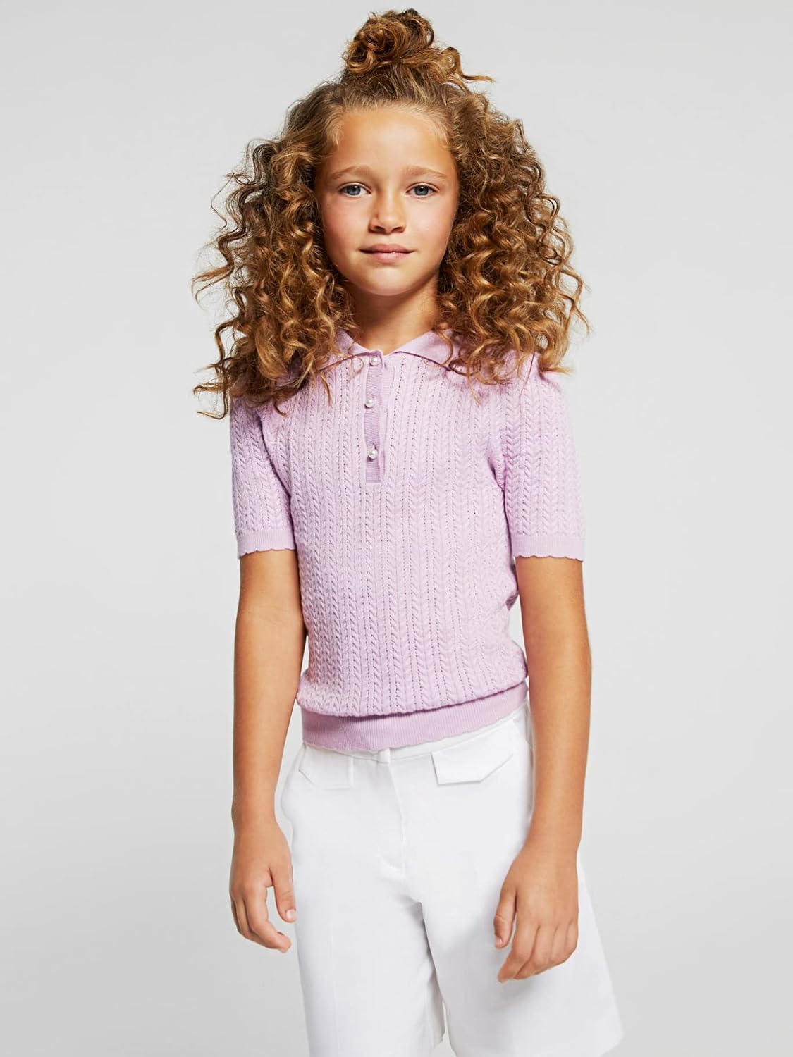 Mayoral Satin Shorts for Girls White