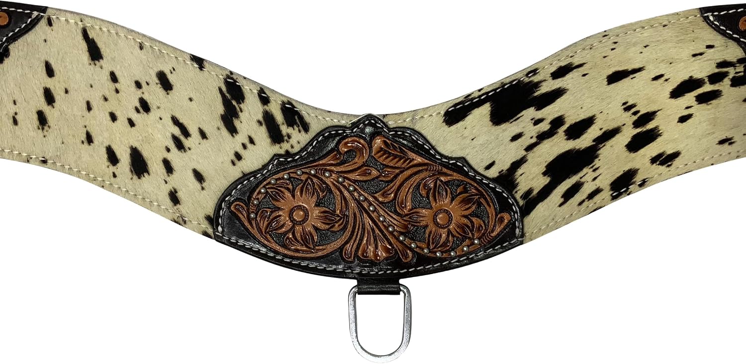 Showman Floral & Cowhide Western Tripping Collar
