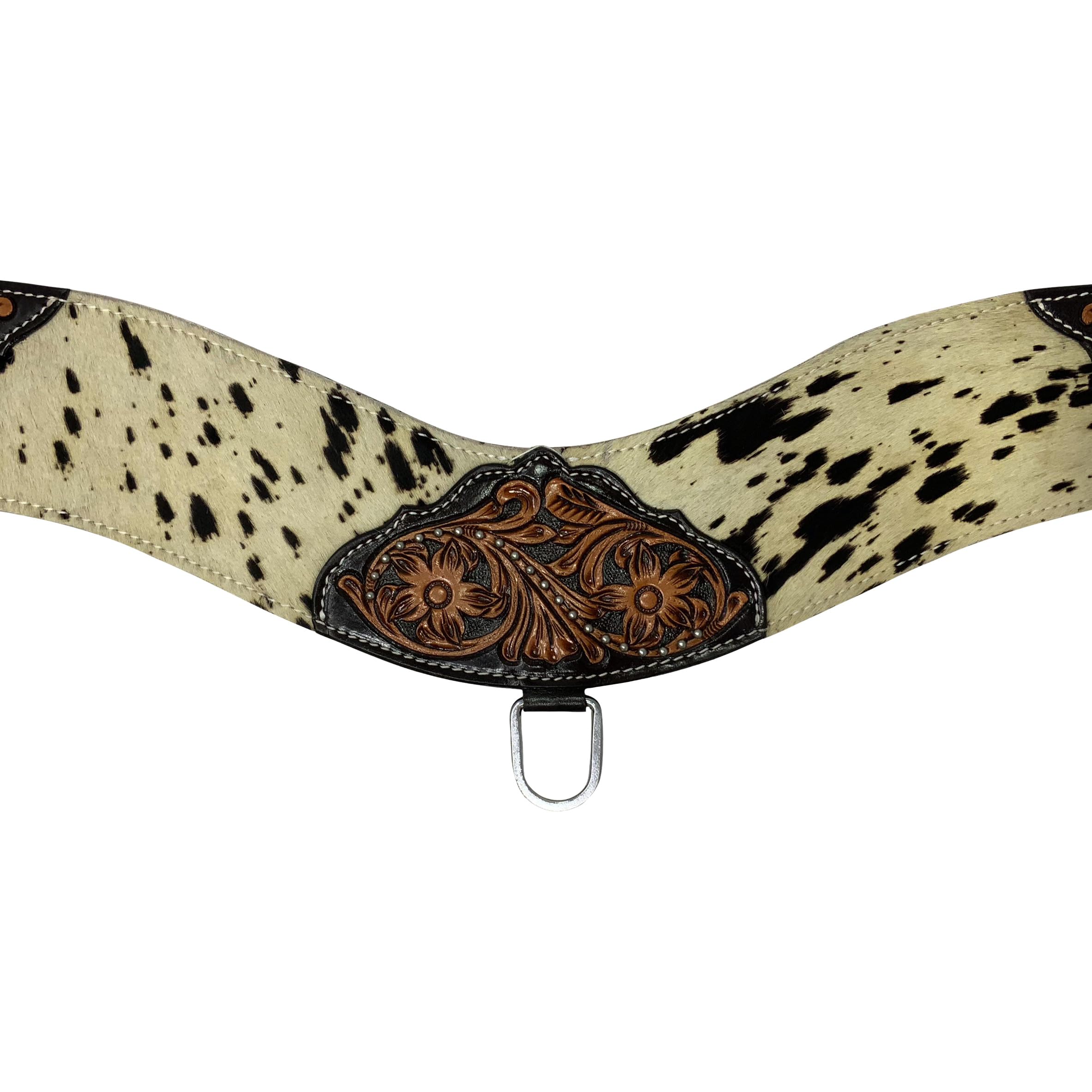 Showman Floral & Cowhide Western Tripping Collar