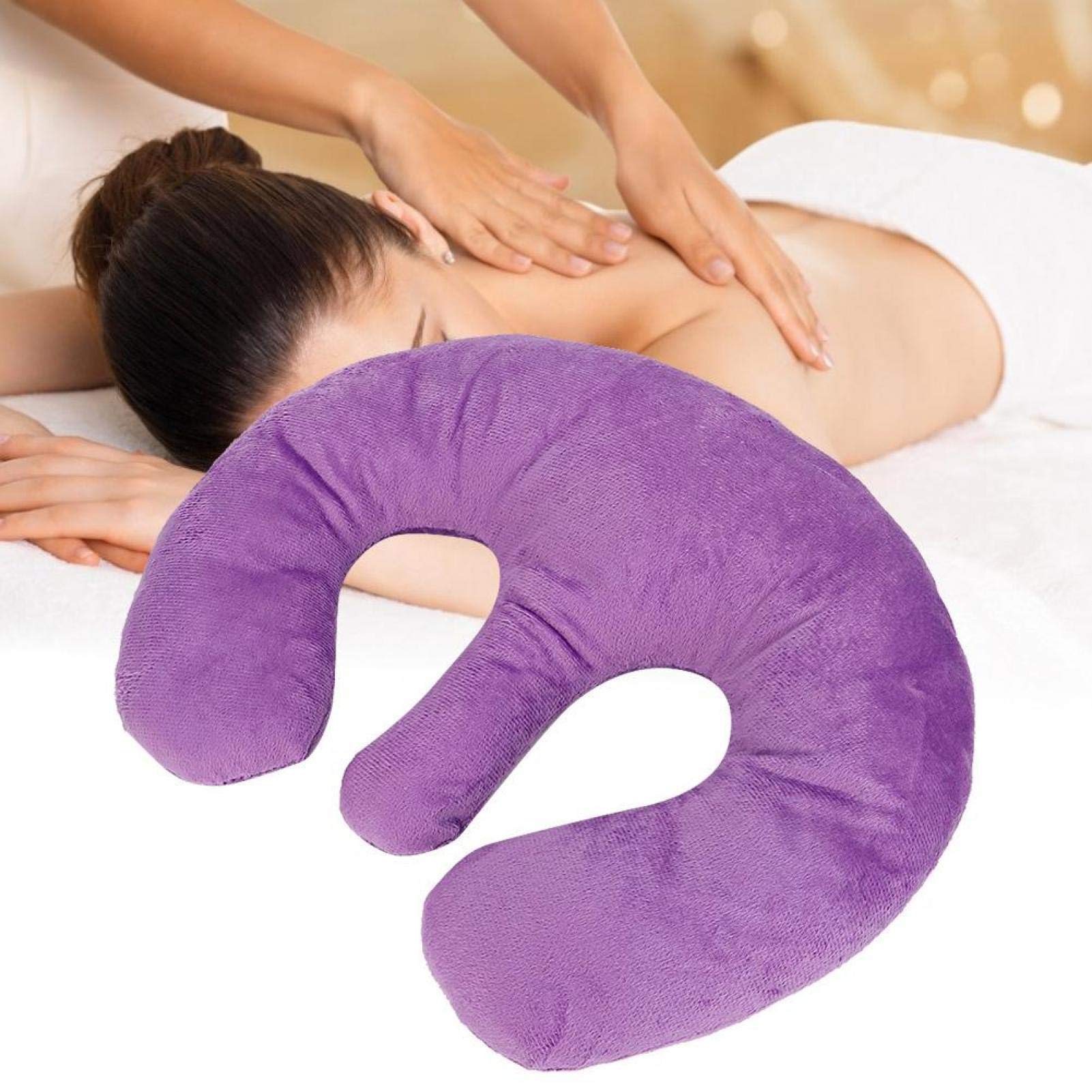 Cuscino per il supporto del seno Cuscino per il cuscino del torace per massaggi SPA Dedicato per l'allattamento al seno dopo il parto(viola)