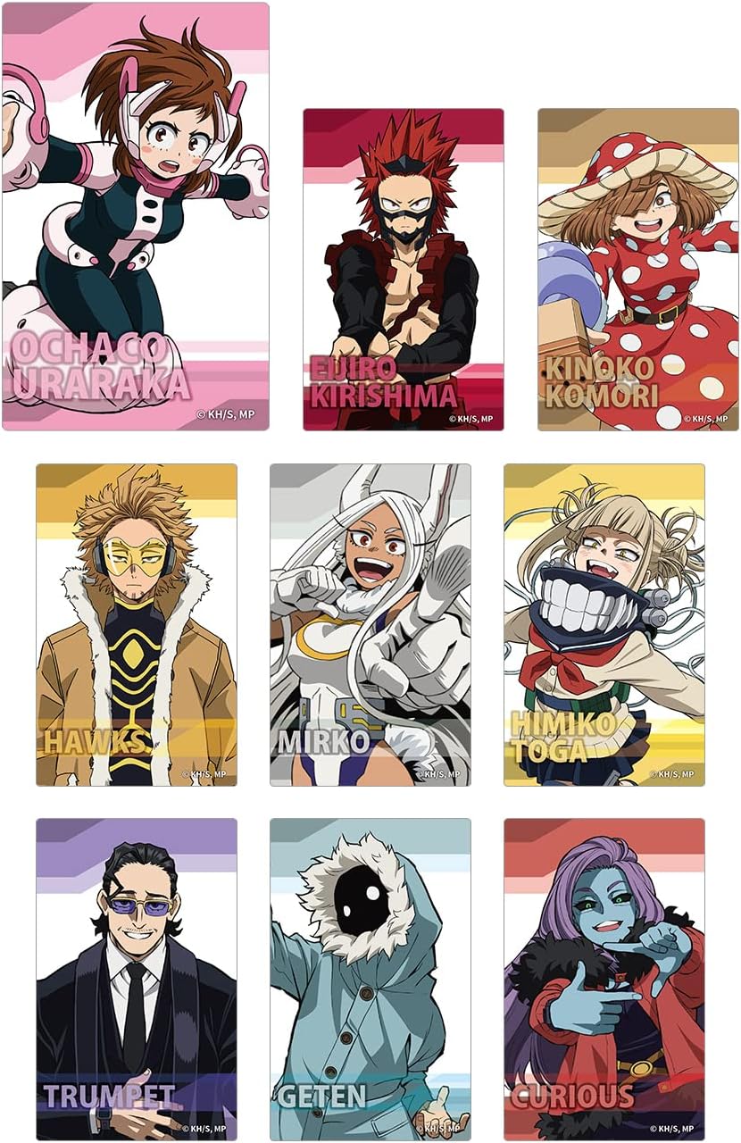 TV Anime My Hero Academia Trading Card Sticker Ver. C Box of 9