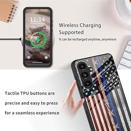 Miniatura 371 de Funda para Samsung Galaxy A13 5G, cuerpo completo resistente de vidrio templado alto+TPU suave parachoques funda protectora para Galaxy A13 5G