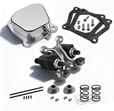 Billet Valve Cover 1.3 Ratio Rocker Kit For Predator 212 Non Hemi Silver