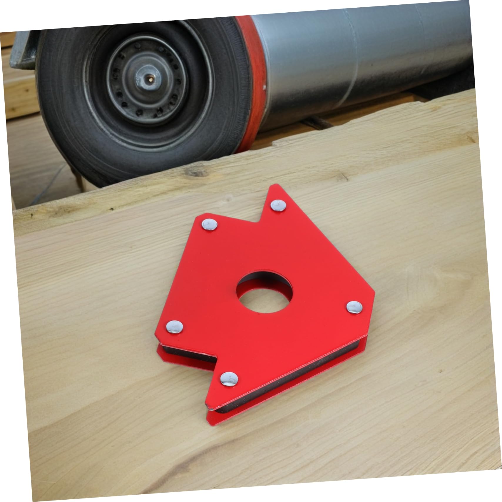 Morsetto Magnetico per Saldatura 22kg 90 Gradi 2 Pezzi Rosso