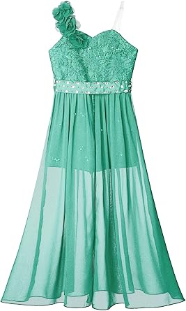 Robe de Soirée Princesse Asymétrique en Tulle à Col en V Bleu Ciel Ble